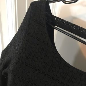 Altar’d State Black Lace Dress